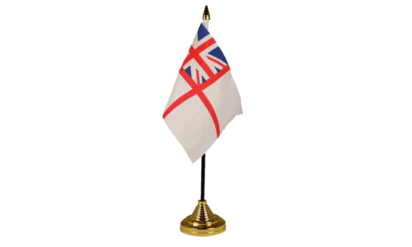 White Ensign Table Flags